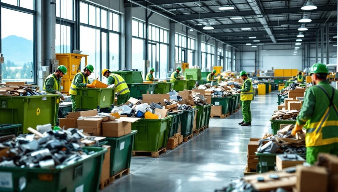 Eco-friendly sorting and recycling operations